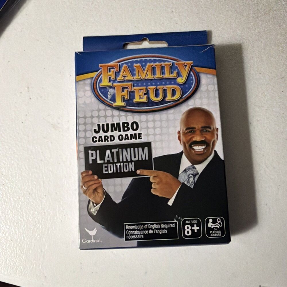 Family Feud Jumbo Card Game Platinum Edition - Cardinal 2019